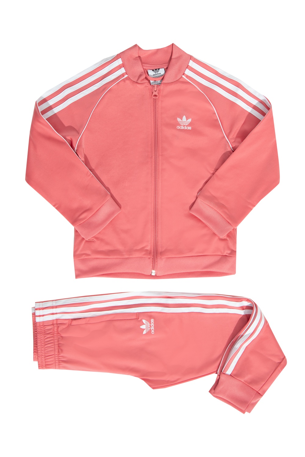 Toddler adidas hotsell tracksuit pink